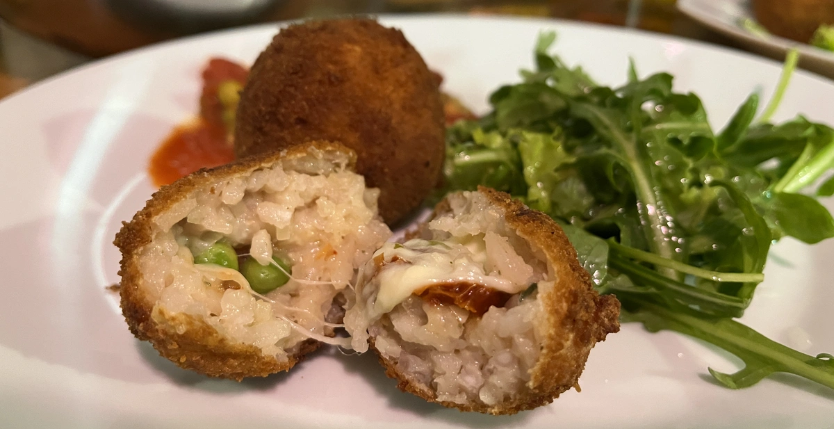 Arancini - Italienische Reis-Bällchen