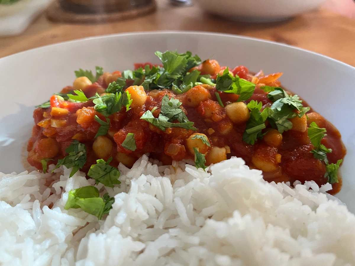 Chana Masala: Indisches Kichererbsen-Curry
