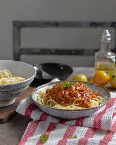 Referenz-Rezept: Spaghetti Bolognese